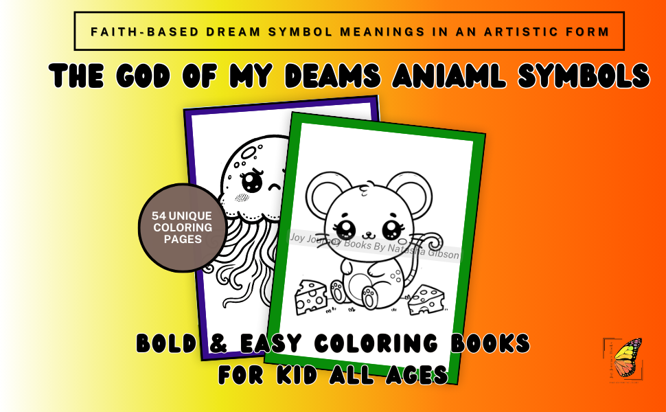 Animal Dream Symbols Coloring Book For Kids and Adults